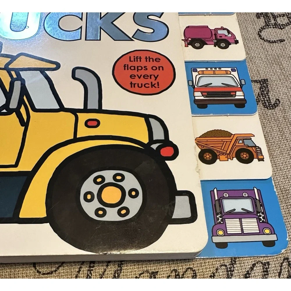 Lift-the-Flap Tab: Trucks: An Interactive - Board Book